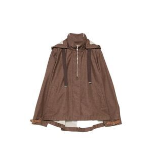 Herno Women's Coats Leather Brown